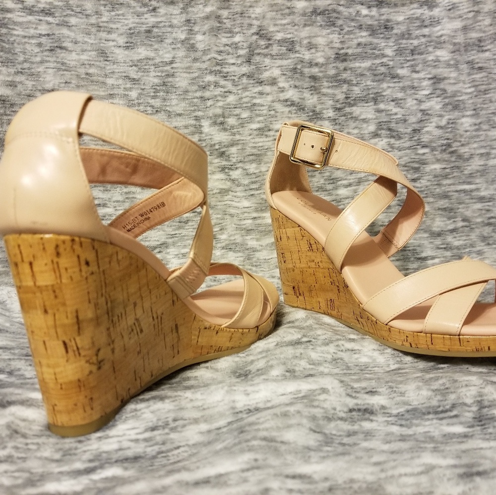 Cole hann Jillian wedge rose